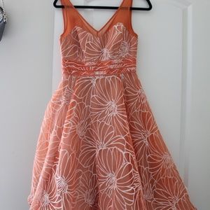 Orange Vetements Cocktail Dress